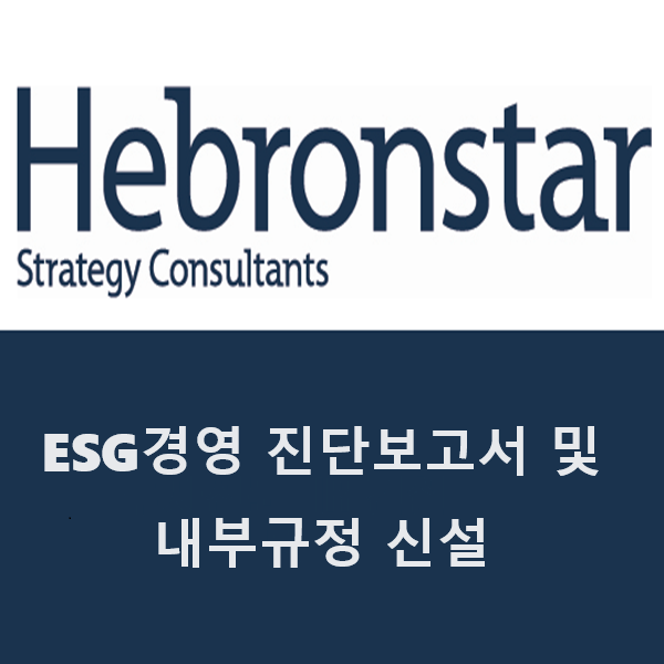 ESG경영 진단보고서 및 내부규정 신설 이미지