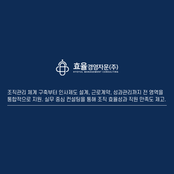 인사/노무 컨설팅 이미지