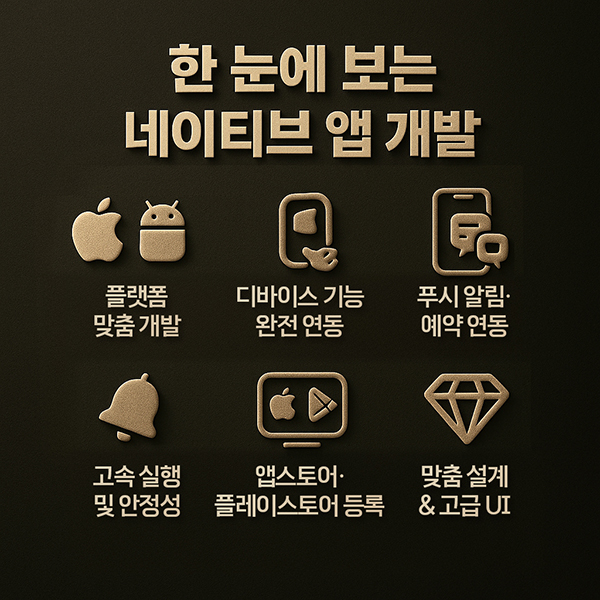 네이티브 앱 개발 이미지
