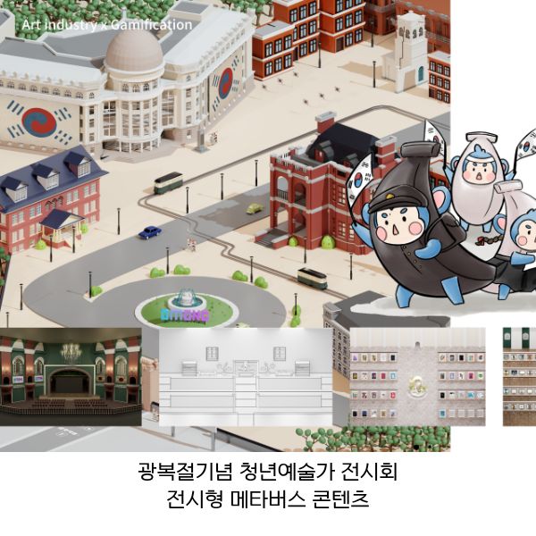 교육,체험,관광 요소를 포함한 디지털 콘텐츠 제작 이미지