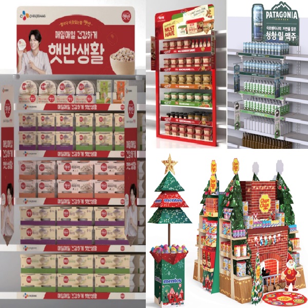 마케팅연출물 Display Rack/POSM/ISP/POP 디자인 및 제작 이미지