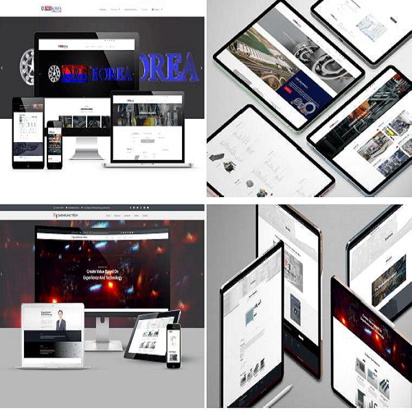 플랫폼구축(반응형 홈페이지(A안) / 반응형 홈페이지(B안) / Gui 디자인 이미지